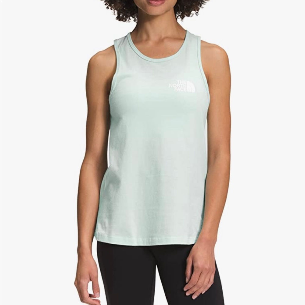 North face simple logo tank